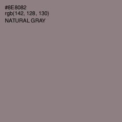 #8E8082 - Natural Gray Color Image